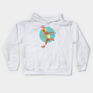 Easter bunny girl Kids Hoodie